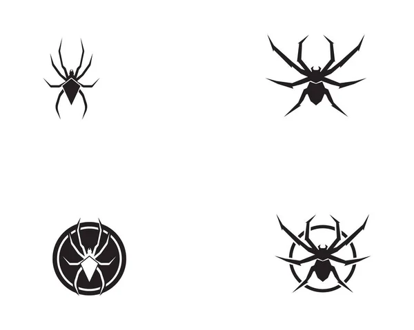 Spider Logo Vector Illustration — Stock Vector