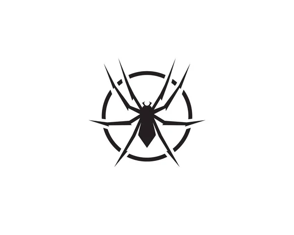 Spider Logo Vectorillustratie — Stockvector