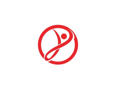 Sağlık yaşam logosu vektörü