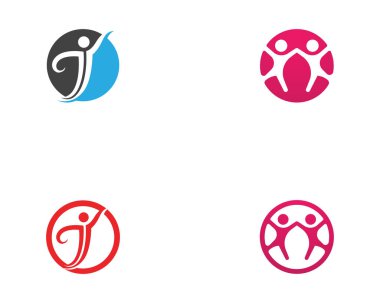 Sağlık yaşam logosu vektörü