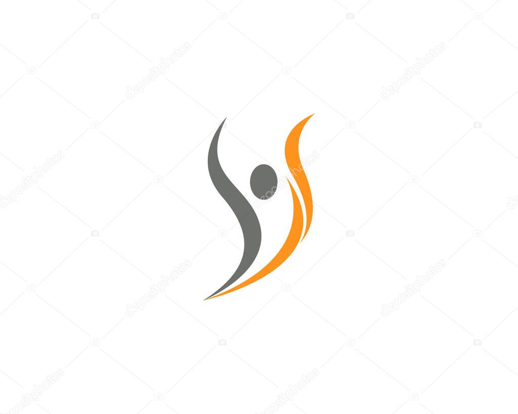 Health life logo vector