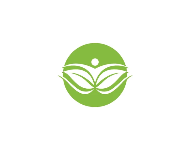健康生活のロゴとシンボル Templat — ストックベクタ