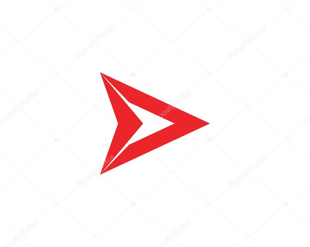 Arrows vector illustration icon Logo Template desig