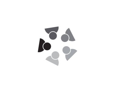 Evlat Edinme ve Toplum Bakımı Logo şablonu vektör simgesi