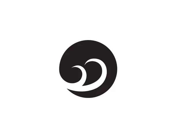 波のロゴ イラスト — ストックベクタ