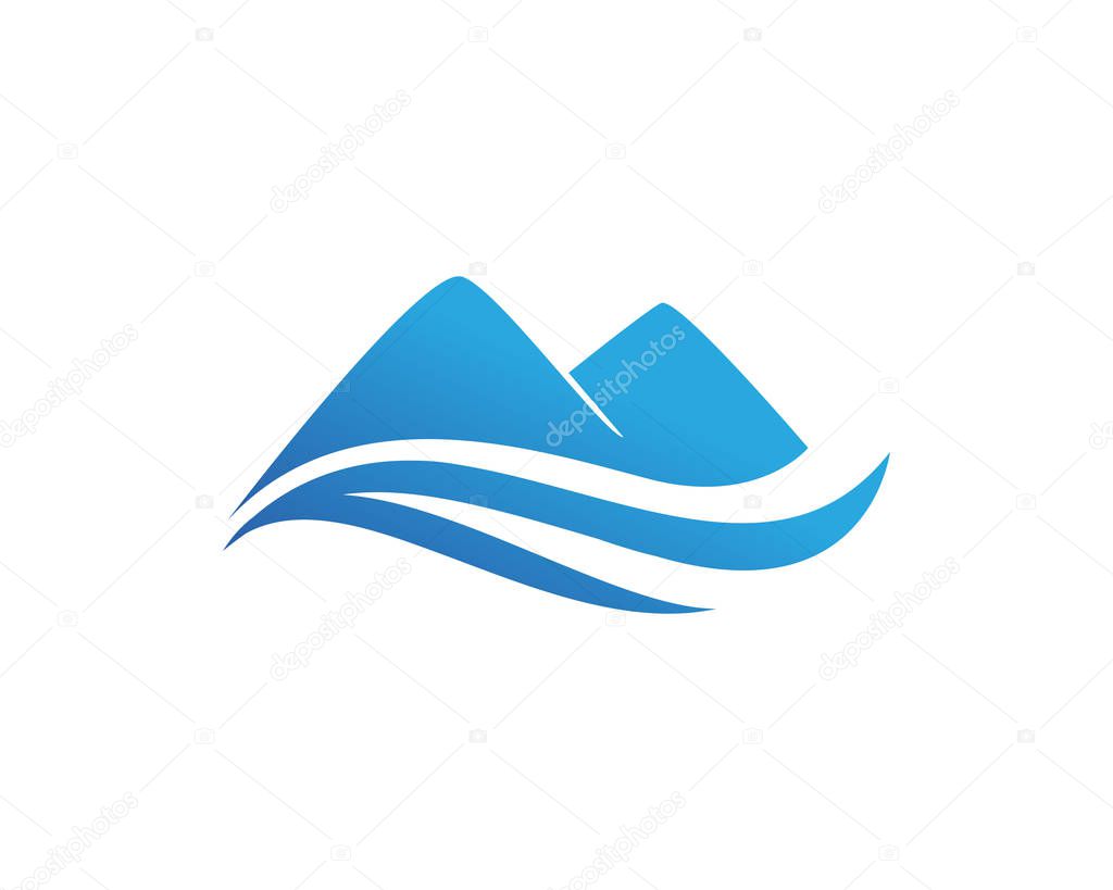 Mountain Logo Business Template Vecto