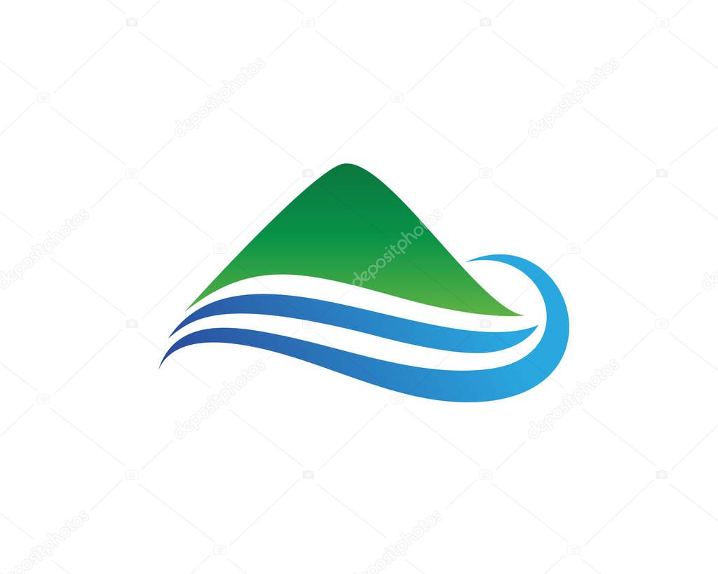 Mountain Logo Business Template Vecto