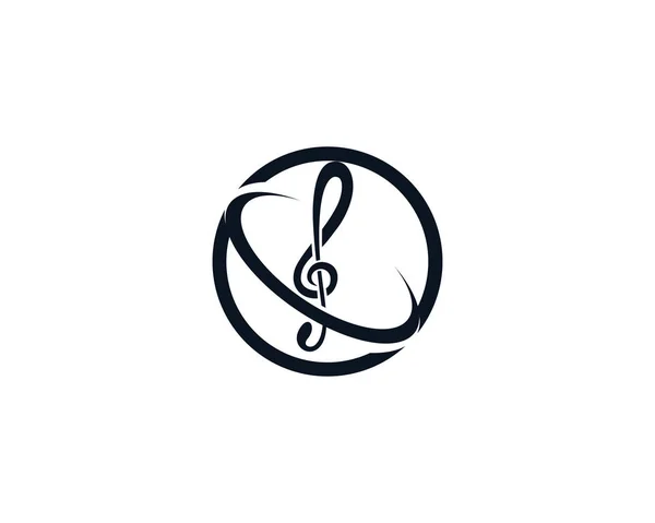 Music Note Symbols Logo Icons Templat — Stock Vector