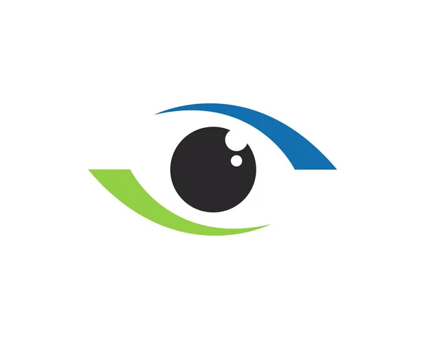 Göz Bakımı Logo Sembolleri Şablon Vektör Simgeler — Stok Vektör
