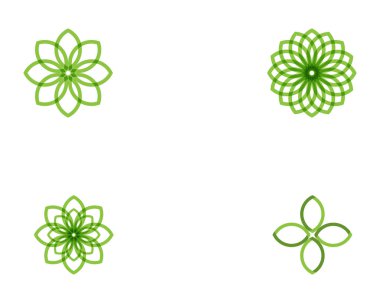 yeşil yaprak ekoloji doğa eleman vektör ICO