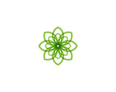 Yeşil yapraklı ekoloji doğa element vektörü 