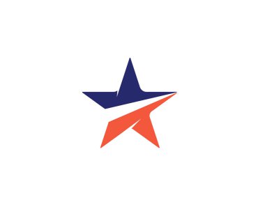 Yıldız Logo Şablonu vektörü