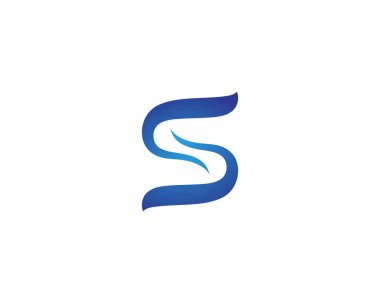 S logo vektör şablonu