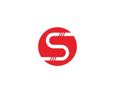 S logo vektör şablonu