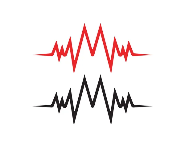 Heart Beat Line Vector — Stock Vector