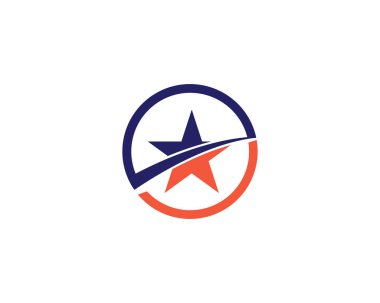 Yıldız Logo Şablonu vektörü