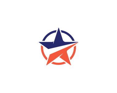 Yıldız Logo Şablonu vektörü
