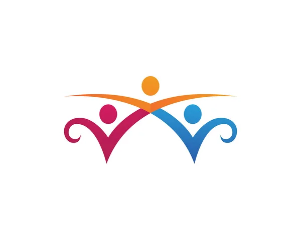 Wektor Logo Heath Życie Opieki — Wektor stockowy