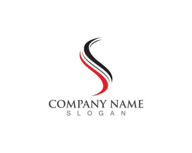 Infinity s logo vektör şablonu