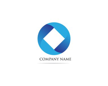 C Logo Şablonu Tasarım Vektörü