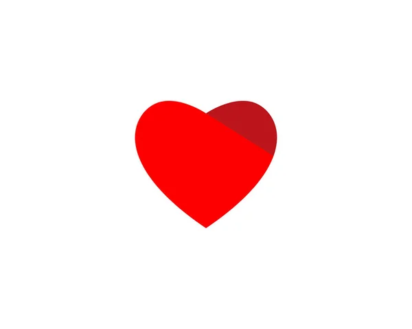 Logo Serca Miłości Wektor Symbolu — Wektor stockowy