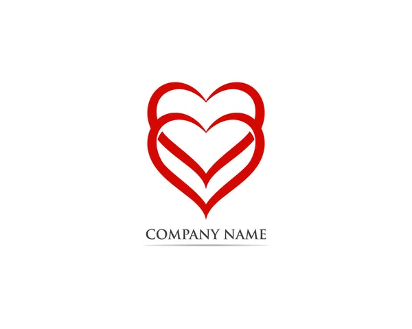 Love red logo and symbol