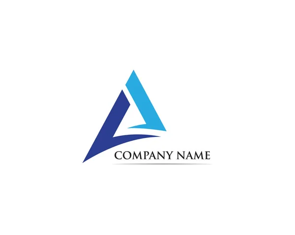 Vetor Modelo Negócio Logotipo Carta — Vetor de Stock