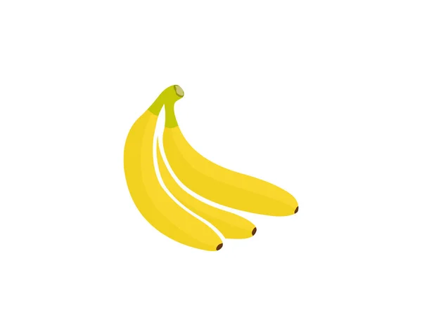 Modelo Vetor Frutos Bananan —  Vetores de Stock