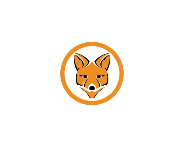 Fox Logo Vector Sjabloon — Stockvector