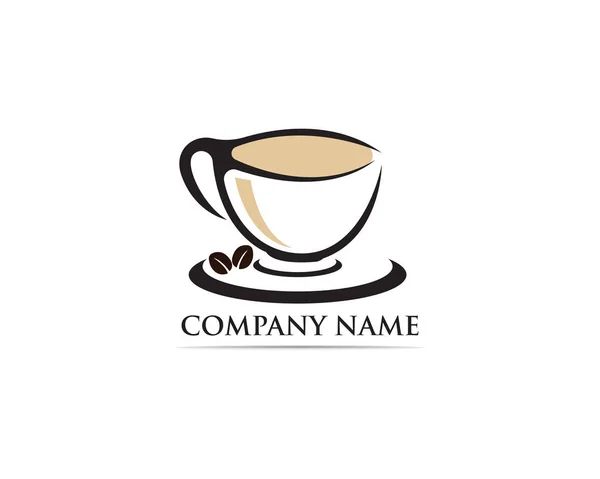 Coffee cup Logo Template vector icon design