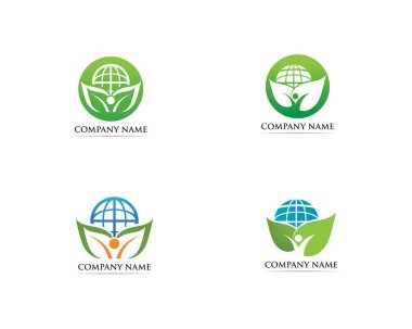 Yeşil logo vektör git