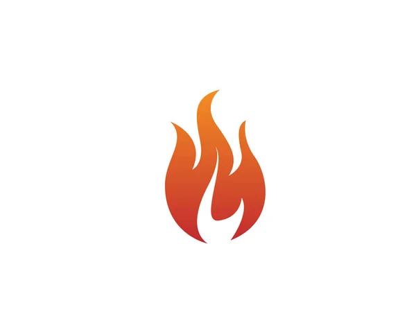 Fire Vector Icon Logo — Stock Vector