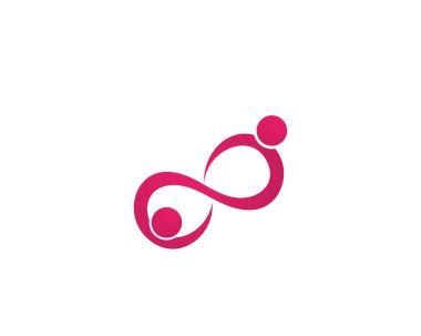 Evlat Edinme ve Toplum Bakımı Logo şablonu vektör simgesi