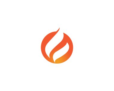 Alev Logosu şablon ikonu Yağ, gaz ve enerji logosu concepsi