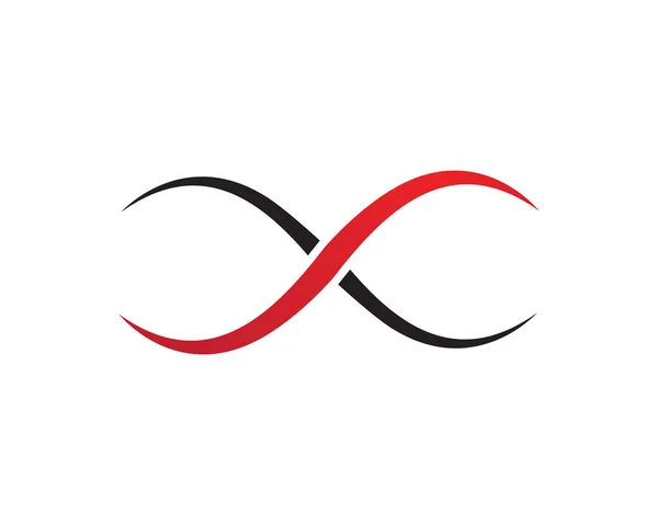 Infinity Logo Symbol Szablon Ikony Vectorinfinity Logo Symbol Szablon Wektor — Wektor stockowy