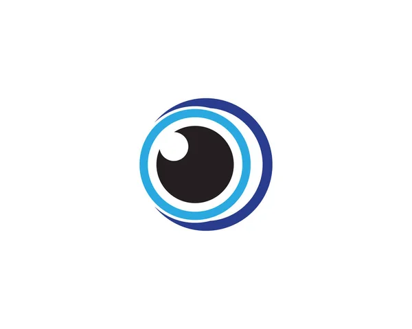 Cuidados Com Olhos Logotipo Vetor —  Vetores de Stock