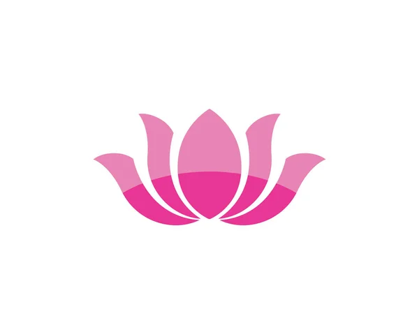 Lotus Blomma Tecken För Wellness Spa Och Yoga Vector Illustratio — Stock vektor