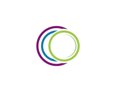 çember logo vektör şablonu