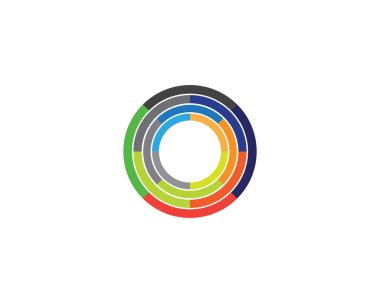 çember logo vektör şablonu