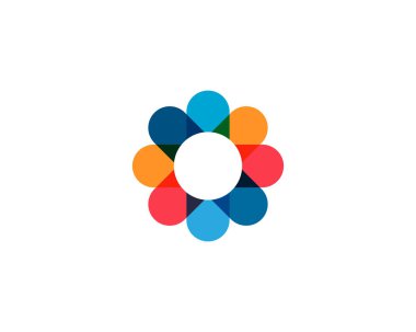 çember logo vektör şablonu