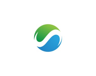 Logo doğa simge vektör yaprak çiçek desenleri
