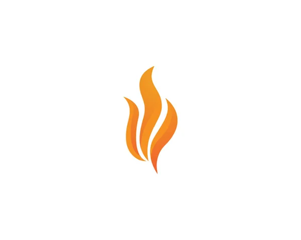 Vektor Logo Panas Api Dan Sayap - Stok Vektor