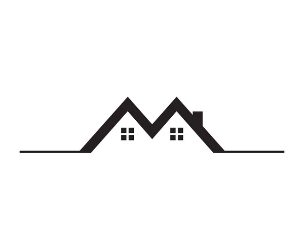 Casa Propriedade Casa Logotipos Modelo Vecto —  Vetores de Stock