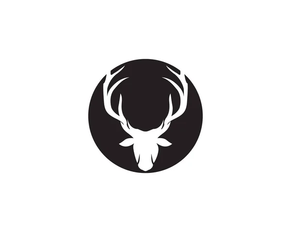 Logo Vecteur Tête Cerf — Image vectorielle