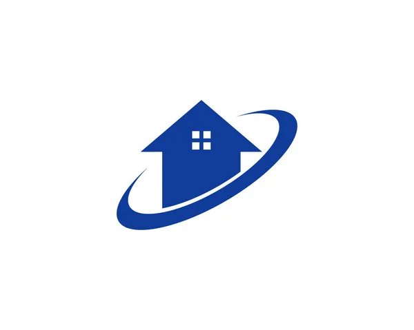 Home Logo Gebäude Vektor — Stockvektor