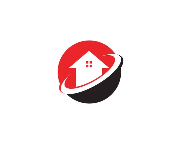 Home Logo Gebäude Vektor — Stockvektor