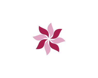 Güzellik Plumeria Simgesi Çiçek Tasarımı Çizim Şablonu