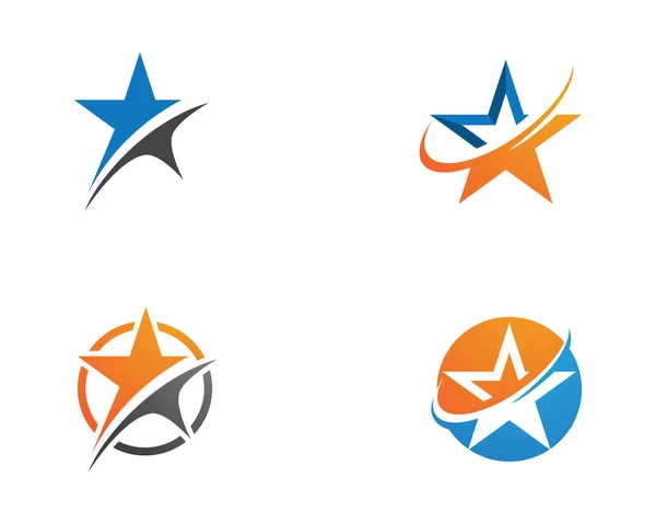 Illustrazione Dell Icona Vettoriale Del Modello Star Logo — Vettoriale Stock
