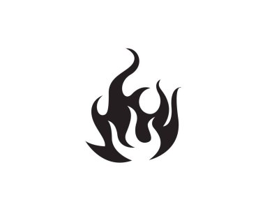 Ateş vektörü çizim şablonunu ateşle