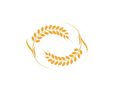Tarım buğday Logo şablonu vektör simgesi tasarım - Vecto